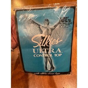 Woman’s vintage silkies control top pantyhose